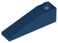 Lego (N) ~ Slope 18 4 x 1 ~ [Dark Blue]