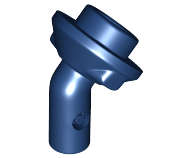 Lego (N) ~ Bar 1L with Angled Hollow Stud ~ [Dark Blue]