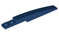 Lego (N) ~ Slope Curved 10 x 1 ~ [Dark Blue]