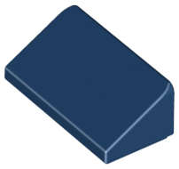 Lego (N) ~ Slope 30 1 x 2 x 2/3 ~ [Dark Blue]