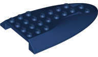 Lego (N) ~ Aircraft Fuselage Aft Section Curved Top 6 x 10 ~ [Dark Blue]