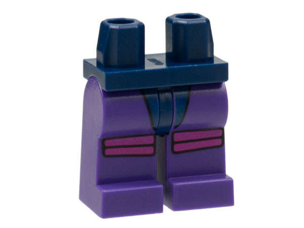 Lego (N) ~ Hips and Dark Purple Legs with Dark Blue Narrow Leotard and Magenta Double  ~ [Dark Blue]
