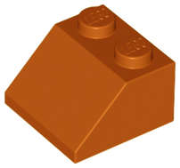 Lego (N) ~ Slope 45 2 x 2 ~ [Dark Orange]