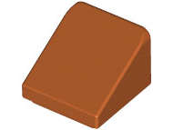 Lego (N) ~ Slope 30 1 x 1 x 2/3 ~ [Dark Orange]
