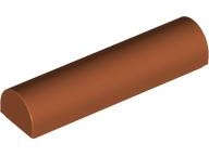 Lego (N) ~ Slope Curved 1 x 4 x 2/3 Double ~ [Dark Orange]