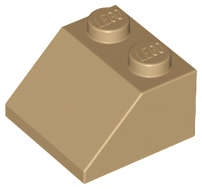 Lego (N) ~ Slope 45 2 x 2 ~ [Dark Tan]