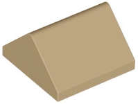 Lego (N) ~ Slope 45 2 x 2 Double ~ [Dark Tan]