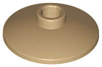 Lego (U) ~ Dish 2 x 2 Inverted (Radar) ~ [Dark Tan]