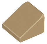 Lego (U) ~ Slope 30 1 x 1 x 2/3 ~ [Dark Tan]