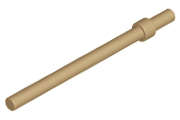 Lego (N) ~ Bar 6L with Stop Ring ~ [Dark Tan]