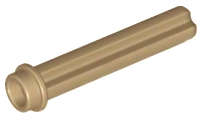 Lego (N) ~ Technic Axle 3L with Stud ~ [Dark Tan]
