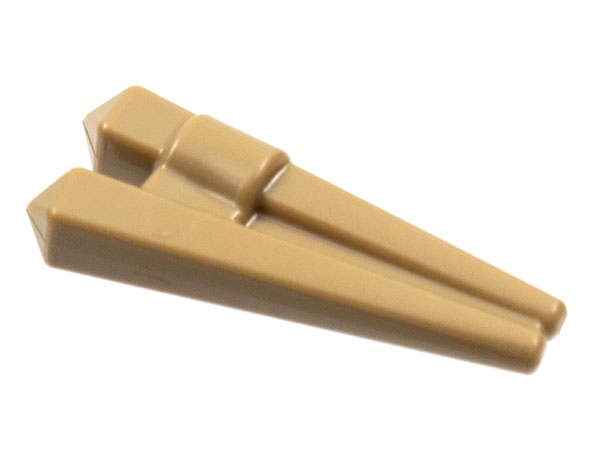 Lego (N) ~ Minifigure Utensil Chopsticks ~ [Dark Tan]