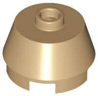 Lego (N) ~ Cone 2 x 2 Truncated ~ [Dark Tan]