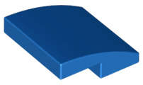 Lego (N) ~ Slope Curved 2 x 2 x 2/3 ~ [Blue]