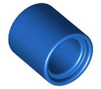 Lego (N) ~ Technic Liftarm Thick 1 x 1 (Spacer) ~ [Blue]