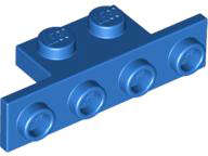 Lego (U) ~ Bracket 1 x 2 - 1 x 4 ~ [Blue]