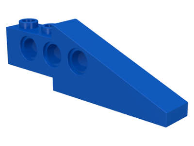 Lego (U) ~ Technic Slope 6 x 1 x 1 2/3 ~ [Blue]