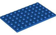 Lego NEW - Plate 6 x 10~ [Blue]
