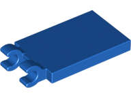 Lego (U) ~ Tile Modified 2 x 3 with 2 Open O Clips ~ [Blue]