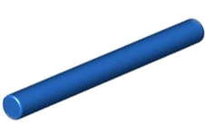 Lego (N) ~ Bar 4L (Lightsaber Blade / Wand) ~ [Blue]