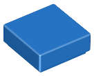 Lego (N) ~ Tile 1 x 1 ~ [Blue]