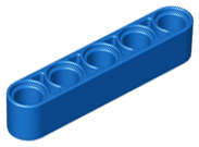 Lego (U) ~ Technic Liftarm Thick 1 x 5 ~ [Blue]
