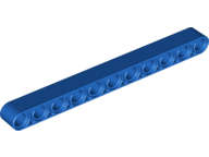 Lego (N) ~ Technic Liftarm Thick 1 x 11 ~ [Blue]