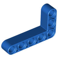 Lego (N) ~ Technic Liftarm Modified Bent Thick L-Shape 3 x 5 ~ [Blue]