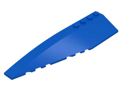 Lego (U) ~ Wedge 12 x 3 Left ~ [Blue]