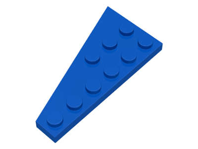 Lego (N) ~ Wedge Plate 6 x 3 Right ~ [Blue]