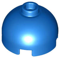 Lego (N) ~ Brick Round 2 x 2 Dome Top ~ [Blue]