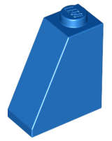 Lego (N) ~ Slope 65 2 x 1 x 2 ~ [Blue]