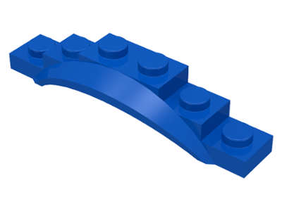 Lego (U) ~ Vehicle Mudguard 1 1/2 x 6 x 1 with Arch ~ [Blue]