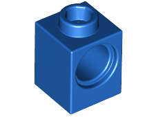 Lego (U) ~ Technic Brick 1 x 1 with Hole ~ [Blue]