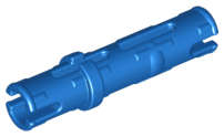 Lego (U) ~ Technic Pin 3L with Friction Ridges ~ [Blue]