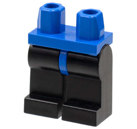 Lego Used - Hips and Black Legs~ [Blue]