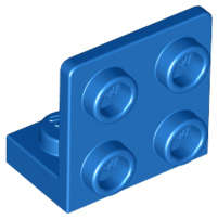 Lego (N) ~ Bracket 1 x 2 - 2 x 2 Inverted ~ [Blue]