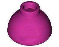 Lego (N) ~ Brick Round 1 1/2 x 1 1/2 x 2/3 Dome Top ~ [Magenta]
