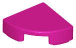 Lego (N) ~ Tile Round 1 x 1 Quarter ~ [Magenta]