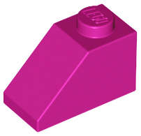 Lego (N) ~ Slope 45 2 x 1 ~ [Magenta]