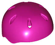 Lego (N) ~ Minifigure Headgear Helmet Sports with Vent Holes ~ [Magenta]