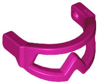 Lego (N) ~ Minifigure Visor Snow Goggles ~ [Magenta]