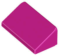 Lego (U) ~ Slope 30 1 x 2 x 2/3 ~ [Magenta]