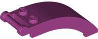 Lego (N) ~ Windscreen 6 x 2 x 2 with Bar Handle ~ [Magenta]