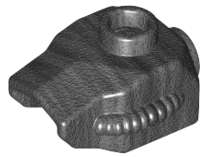 Lego (N) ~ Minifigure Hand Armor ~ [Pearl Dark Gray]