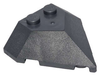Lego (N) ~ Wedge 4 x 4 Pointed ~ [Pearl Dark Gray]