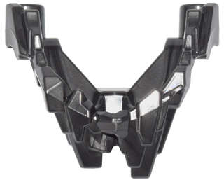Lego (N) ~ Bionicle Headpiece Jaw ~ [Pearl Dark Gray]