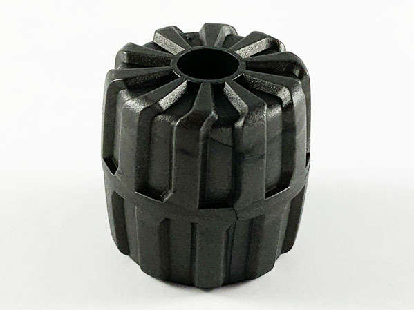 Lego (U) ~ Wheel Hard Plastic Small (22mm D. x 24mm) ~ [Pearl Dark Gray]