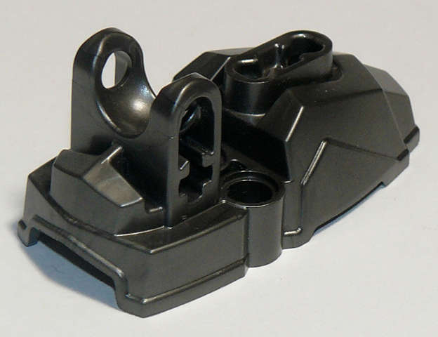 Lego (U) ~ Hero Factory Foot with Ball Socket ~ [Pearl Dark Gray]