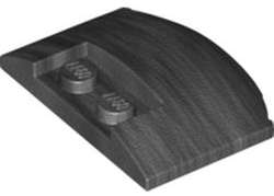 Lego (N) ~ Wedge 3 x 4 x 2/3 Triple Curved ~ [Pearl Dark Gray]